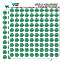 Load image into Gallery viewer, With Gratitude Elegance Green 1/2" (0.5") Scrapbooking Crafting Sticke