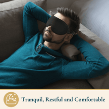 Load image into Gallery viewer, ComfiTime 3D Sleep Mask - 100% Blackout Eye Mask for Sleeping, Eye Cov