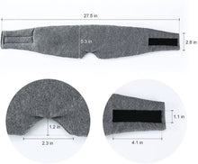 Load image into Gallery viewer, 100% Handmade Cotton Sleep Mask Blackout - Comfortable &amp; Breathable Ey