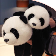 Load image into Gallery viewer, Realistic Panda Plush Toy, 45cm Soft Cuddly Stuffed Animal for Stress
