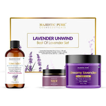 Load image into Gallery viewer, Majestic Pure Lavender Essential Oil &amp; Body Scrub Set | 100% Pure &amp; Na