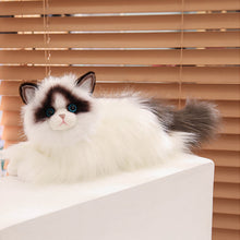 Load image into Gallery viewer, STROLA Realistic Lifelike Plush Cat Stuffed Animal – Soft Faux Fur K