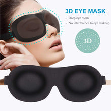 Load image into Gallery viewer, Sleep Mask 3 Pack, Upgraded 3D Contoured 100% Blackout Eye Mask for Sl