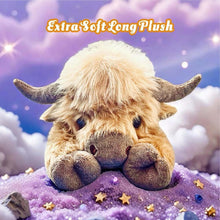 Load image into Gallery viewer, Cow Plush Toy | Highlands Cow Gift Soft Toy | Cow Stuffed Animal Pillo