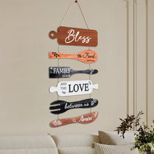 Load image into Gallery viewer, Lzvxtym Dining Room Decoration,Wooden Bless Hanging Wall Sign,Bless th