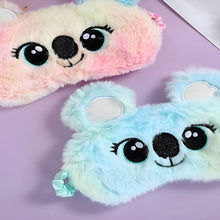 Load image into Gallery viewer, XIRQI 2Pcs Sleep Mask,Plush Sleeping Mask for Men,Eye Shield Eye Cover