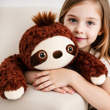 Load image into Gallery viewer, Niuniu Daddy Stuffed Animal Plush Toy, Weighted Sloth, 3.3lb, Soft Fau