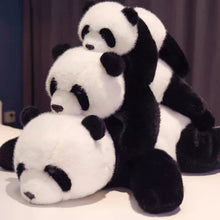 Load image into Gallery viewer, Realistic Panda Plush Toy, 45cm Soft Cuddly Stuffed Animal for Stress