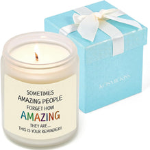 Load image into Gallery viewer, MINSUI-Thank You Gifts for Women, You are Amazing Lavender Candle, Bir