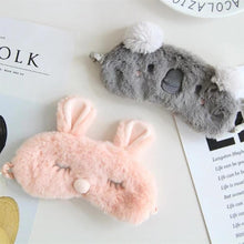 Load image into Gallery viewer, TINKER Cute Cartoon Animal Rabbit Sleeping Eye Mask, Soft Comfortable