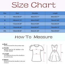 Load image into Gallery viewer, Womens T Shirts Short Sleeve Crewneck Color Block Smile Letter Graphic