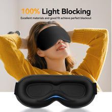 Load image into Gallery viewer, FACEMOON 3D Sleep Mask for Sleeping | 100% Blackout Eye Mask for Women