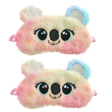 Load image into Gallery viewer, XIRQI 2Pcs Sleep Mask,Plush Sleeping Mask for Men,Eye Shield Eye Cover
