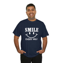 Load image into Gallery viewer, Smile Every Mile Shirt, Run Happy, Cycling Gift, Marathon Shirt - ID: