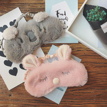 Load image into Gallery viewer, TINKER Cute Cartoon Animal Rabbit Sleeping Eye Mask, Soft Comfortable