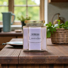 Load image into Gallery viewer, Lavender Soy Candle -Just Makes Scents Candles &amp; Gifts