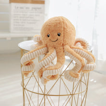Load image into Gallery viewer, Colorful Octopus Plush Toy - Soft Stuffed Animal in Blue/Pink/White/Pu
