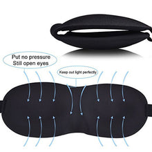 Load image into Gallery viewer, Eye Mask - Eye Mask for Sleeping - 100% Blackout 3D Design for Women M