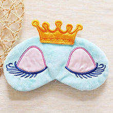 Load image into Gallery viewer, SPRING PARK Soft Plush Sleeping Mask Sleep Eye Mask Cartoon Princess C