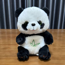 Load image into Gallery viewer, Sioweci Panda Bear Plush Toy with Sound Light Sensing Soft Comfortable