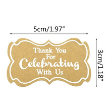 Load image into Gallery viewer, Thank You for Celebrating with Us Stickers 500pcs/roll Small Business