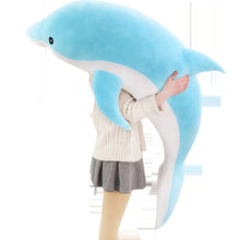 Load image into Gallery viewer, Plush Dolphin Pillow Toy, 11.8 Inches Marine Animal Stuffed Doll for K