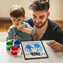 Load image into Gallery viewer, siubich Custom Best Dad Ever Hands Down Sign Plaque Personalized Fathe