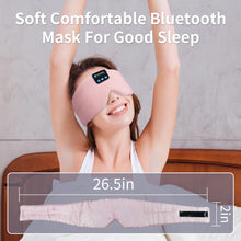 Load image into Gallery viewer, Joythink Sleep Headphones Bluetooth Sleep Mask Silk Kids Children Head