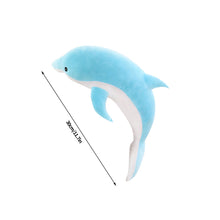Load image into Gallery viewer, Plush Dolphin Pillow Toy, 11.8 Inches Marine Animal Stuffed Doll for K