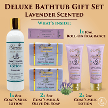 Load image into Gallery viewer, The Grecian Soap Company Creamy Goat's Milk Bath and Body Gift Set, La