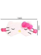 Load image into Gallery viewer, Sanrio - Girl's Hello Kitty Soft &amp; Comfy Plush Pink Sleep Eye Mask