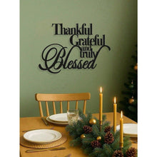 Load image into Gallery viewer, HELLOYOUNG Metal Wall Sign Farmhouse Decor Personalized Christian Scri