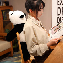 Load image into Gallery viewer, Realistic Panda Plush Toy, 45cm Soft Cuddly Stuffed Animal for Stress