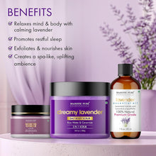 Load image into Gallery viewer, Majestic Pure Lavender Essential Oil &amp; Body Scrub Set | 100% Pure &amp; Na
