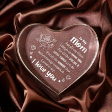 Load image into Gallery viewer, Gifts for Mom - Personalized Acrylic Plaque Heart Shaped Keepsake, Mom
