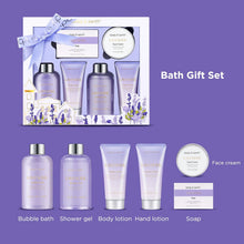 Load image into Gallery viewer, Body &amp; Earth Spa Gift Sets for Women, Lavender Relaxing Bath Set for W