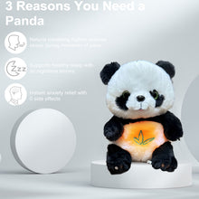 Load image into Gallery viewer, Sioweci Panda Bear Plush Toy with Sound Light Sensing Soft Comfortable