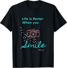 Load image into Gallery viewer, men and women can wear，Life is Better When You Smile-Happy Positive