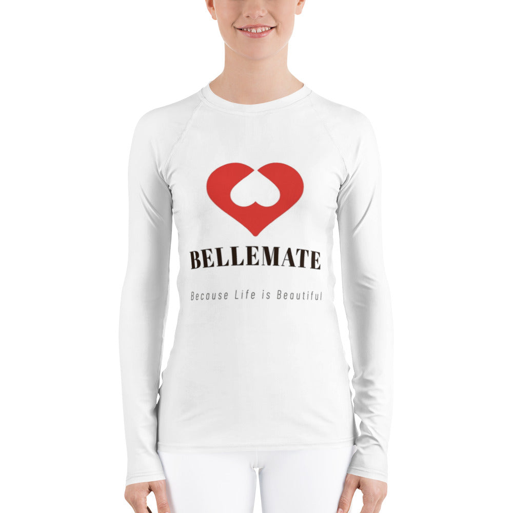 BELLEMATE Women's Rash Guard